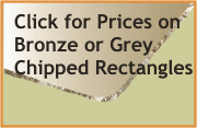 Click for prices on pencil and flat polished heavy bronze rectangles