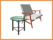Glass tops for side tables