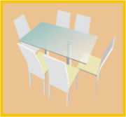 Glass dining tables are the essence of stylish modernity