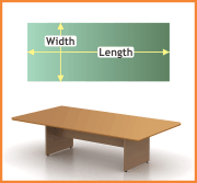 rectangular conference table